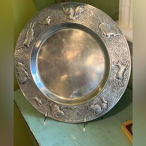 Vintage Arthur Court 14” Bunny Platter Serving Tray